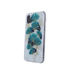 Gold Glam - Samsung Galaxy A326 / A32 5G (2021) szilikon hátlap - Leaves