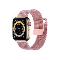 Fém szíj - Apple Watch 42 / 44 / 45 mm -  rose gold