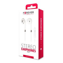 Forever wired earpohones SE-410 - 3,5 jack - fehér