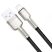 Baseus Cafule Metal USB/Lightning Adat és Töltőkábel 2.4A - 2 méter - Fekete