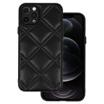   Leather 3D hátlap - Samsung Galaxy A145 / A14 4G - desing 3 - fekete