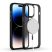 Tel Protect Magnetic Clear hátlap - iPhone 14 (6.1") - fekete