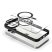 Tel Protect Magnetic Clear hátlap - iPhone 14 (6.1") - Világos kék