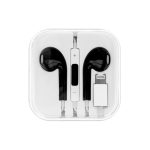   Mega Bass Erphones Lightning - iPhone 7 - 8 / 7 - 8 Plus / X - Xs / Xr / Xs MAX / 11 / 11 Pro / 11 Pro Max - fekete