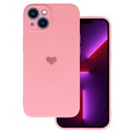   Vennus szilikon Lite hátlap - iPhone 13 Mini (5.4") - szivecske - Pink