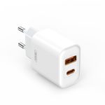   XO hálózati gyors töltő CE12 PD QC3.0 20W 1xUSB 1xType-C -  fehér