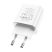 Borofone hálózati töltő BN4 - USB+Type-C - QC3.0 PD2.0 20W - fehér