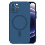   TEL PROTECT Magsilicone szilikon tok - iPhone 14 Pro (6.1") - sötétkék