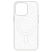 TEL PROTECT Magsilicone Glitter szilikon tok - iPhone 13 (6.1") - ezüst