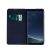 Géniusz bőr flip tok - Xiaomi Redmi Note 11 4G / Note 11s 4G - kék