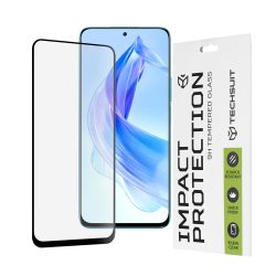 Techsuit kijelzővédő üvegfólia- 111D - Huawei Honor 90 Lite 5G - fekete 