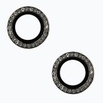   Kameravédő üveg DIAMOND (2db) - iPhone 15  / 15 Plus  - Fekete