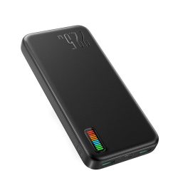 JoyRoom Power bank (JR-QP194) Led - 10000mAh - 2xUSB + Type-c 22,5W - fekete