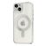 TEL PROTECT Magsafe Luxury szilikon tok - iPhone 13 Mini (5.4") - ezüst