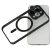 Acrylic Color Magsafe szilikon hátlap - iPhone 12 (6.1") - fekete