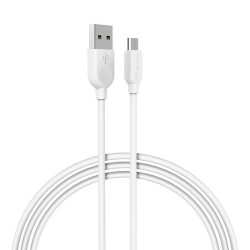 Borofone BX14 töltőkábel USB - MicroUSB - 1m - 2,4A - fekete 