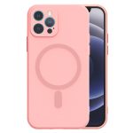   TEL PROTECT Magsilicone szilikon tok - iPhone 15 Pro (6.1") - rózsaszín