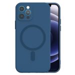   TEL PROTECT Magsilicone szilikon tok - iPhone 15 Pro Max (6.7") - sötétkék
