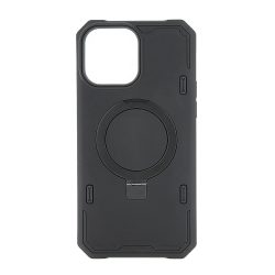 Defender Mag Ring hátlap - iPhone 14 (6.1") - fekete