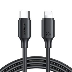 Joyroom Lightning - Type-C Adat és Töltőkábel (S-CL020A9) - 1m / 20W - Fekete