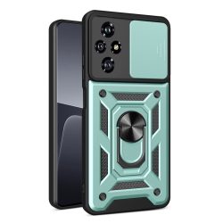 Slide Armor Szilikon hátlap - Xiaomi Redmi Note 13 5G - zöld