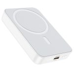  Borofone Power bank BJ25 Plus - PD QC 20W 10000mAh - vezeték nélküli töltés - fehér