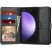 Techsuit - Leather Folio flip tok - Samsung Galaxy S24 FE / S721 - fekete