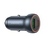   Borofone szivargyújtós töltő adapter (BZ32A) USB + Type-C PD30W - szürke
