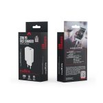  Maxlife hálózati töltő MXTC-10-20AC - USB+Type-C - QC 20W - fehér