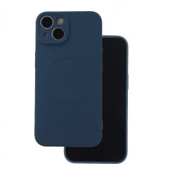 Simple Magsafe szilikon hátlap - iPhone 16 Pro (6.3") - sötétkék
