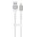 Blavec Cable Raptor USB / Lightning Adat és Töltőkábel (CRA-UL15WS20) - 1,5A / 2 méter - Fehér - ezüst