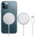Utángyártott mágneses vezeték nélküli töltő - Magsafe kompatililis - 15W - fehér