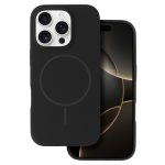   Magsafe Slim szilikon tok - iPhone 16 Plus (6.7") - fekete