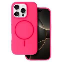 Magsafe Slim szilikon tok - iPhone 16 Pro (6.3") - pink