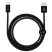 Blavec Candy braided USB / Lightning Adat és Töltőkábel (CCA-UL24B10) - 2.4A / 1 méter Apple Carplay - Fekete
