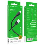   Borofone BX51 Triumph töltőkábel USB - MicroUSB - 1m - 2,4A - fekete