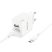 Borofone BN15 hálózati gyors töltő ( 2.1A) 2x USB + Micro USB kábel  - fehér