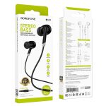Borofone vezetékes headset BM92 jack 3,5 mm - fekete