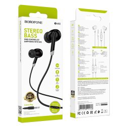 Borofone vezetékes headset BM92 jack 3,5 mm - fekete