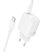 Borofone hálózati töltő fej BN28  - 1x Type-C - 30W - Type-c - Type-C kábellel - fehér 
