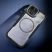 Defender Carbon Magsafe szilikon hátlap - iPhone 13 (6.1") - fekete