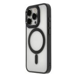   Satin Elegant Magsafe szilikon hátlap - iPhone 15 (6.1") - fekete
