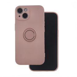 Vennus gyűrűs szilikon hátlap - iPhone 16 Pro (6.3") - pink