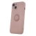Vennus gyűrűs szilikon hátlap - iPhone 16 Pro (6.3") - pink