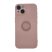 Vennus gyűrűs szilikon hátlap - iPhone 16 Pro (6.3") - pink