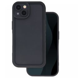 Rim TPU hátlap - iPhone 16 Pro (6.3") - fekete