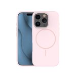   Magsafe Slim szilikon tok - iPhone 16 Plus (6.7") - rózsaszín