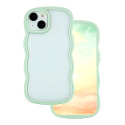 Wave TPU hátlap - Samsung Galaxy A556 / A55 5G - zöld