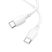 Borofone BX93 Super Power Type-C / Type-C Adat és Töltőkábel - 60W  3A / 1 méter - Fehér