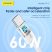 Foneng X110 type-c / type-c Adat és Töltőkábel - 60W - 1,2 méter - fehér Foneng X110 type-c / type-c Adat és Töltőkábel - 60W - 1,2 méter - fehér